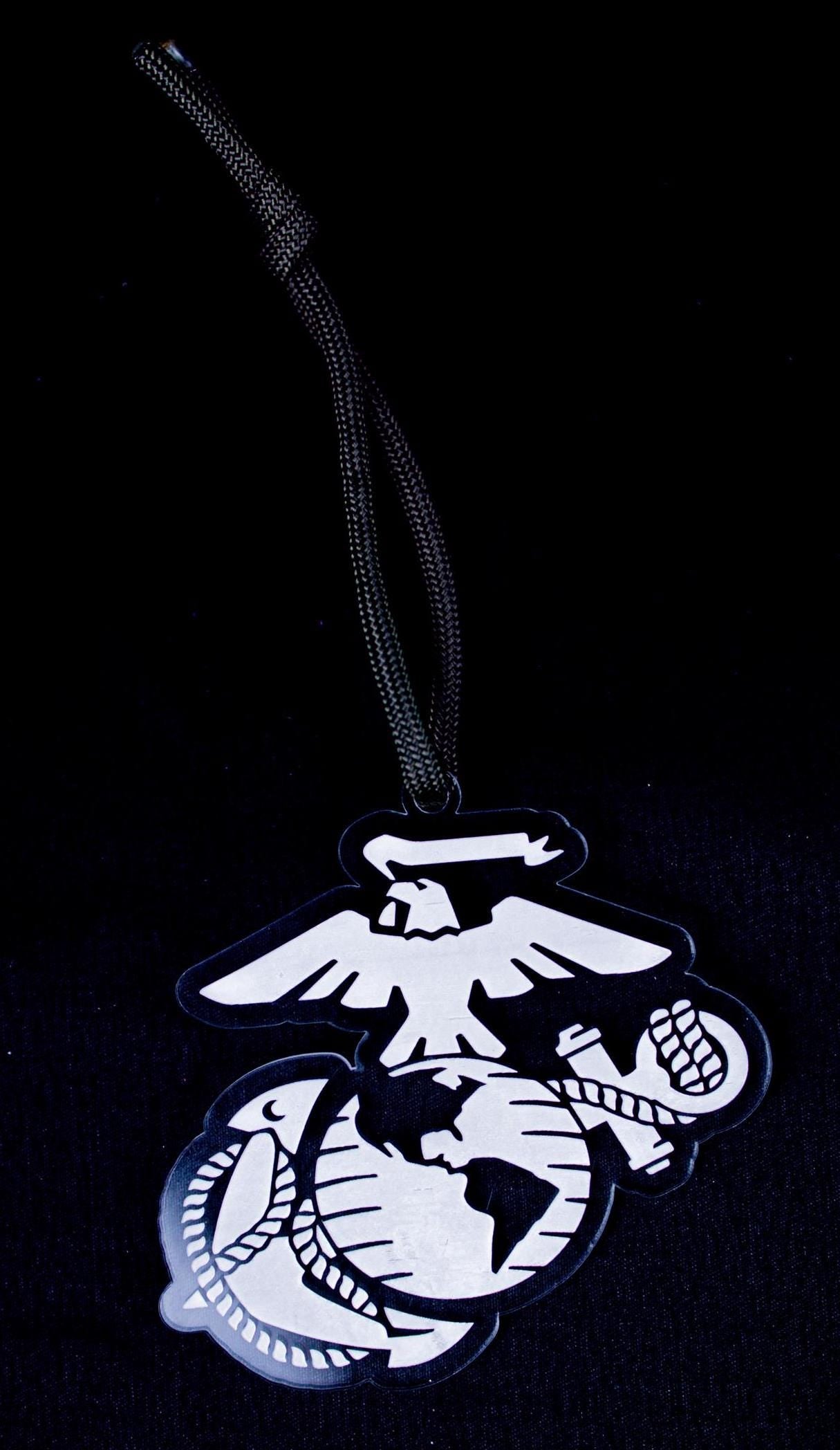USMC EGA Military Acrylic Ornament/Stocking Tag