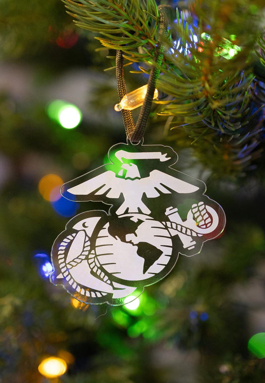 USMC EGA Military Acrylic Ornament/Stocking Tag