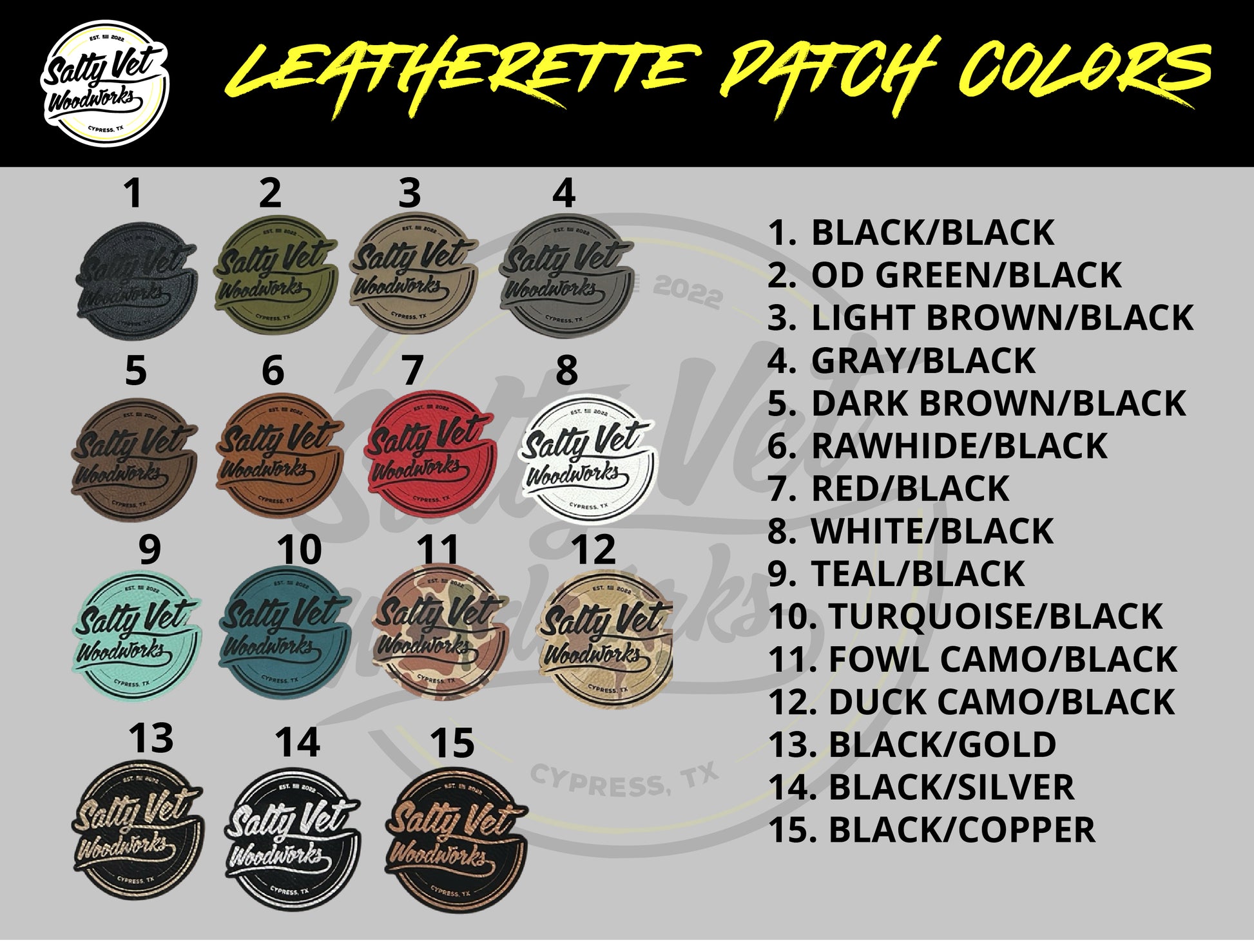 the leatherette patch guides for leatherette patches