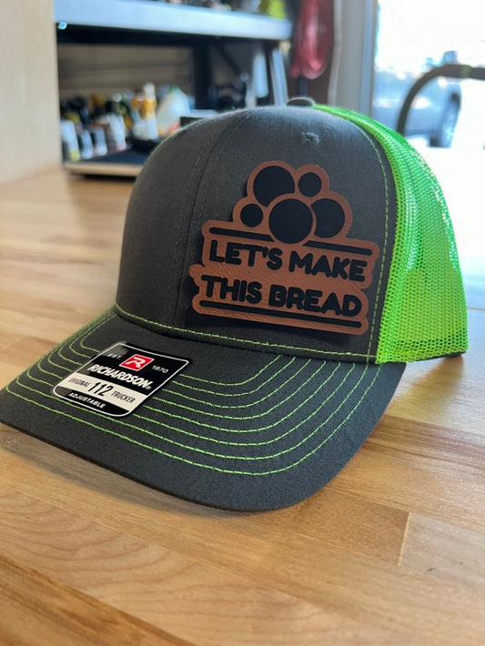 Lets Make This Bread Leather Hat Patch Richardson Hat